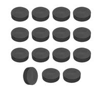 QUARKZMAN 15Pcs Dischi Di Gomma Piena, 12mm Diametro Esterno X 5mm Spessore Antiscivolo Paracolpi Senza Adesivo Distanziali In Gomma Guarnizione Piatta Rotonda Per Mobili