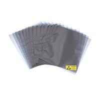 QUARKZMAN 15pz Buste Antistatiche ESD Borsa Schermante Aperta Piana Borsa Antistatica per Dispositivi Elettronici 12,2x13,8 Pollici (310 * 350mm)