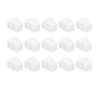 QUARKZMAN 15pz Coperture per Prese RJ45 in Silicone, Tappi Protettivi per Laptop PC Ethernet RJ45 Femmina, Bianco