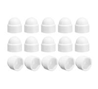 QUARKZMAN 15Pz Copri Dado Esagonale M14x21x24mm Coperchio Protezione Bianco