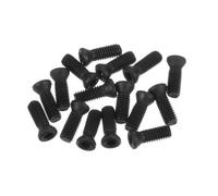 QUARKZMAN 15pz Vite Torx M4x12mm Testa Piana Rotonda in Lega di Acciaio Grado 12.9 Con Chiave a Brugola T15 per Sostituzione Inserti in Carburo per Utensili Tornio Cnc, Grigio