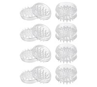 QUARKZMAN 16 Pezzi Protezioni per Tappeti Coppe Bloccaruote 37mm Tazza per Mobili Rotondo Spillo Protezioni Tappeti Mobili per Gambe Mobili Tavolo Sedia Divano