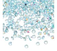 QUARKZMAN 16800 PCS Diamanti Finti da Tavolo Matrimonio Confetti, 3mm Mini Cristalli Acrilici Diamanti Finti Strass per Decorazioni Centrotavola Riempimento Vaso Perline (Azzurro Chiaro)