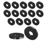 QUARKZMAN 16pz Distanziali Gomma 40mm OD, 12mm ID, 5mm Altezza Distanziatore Rotondo Antivibrazioni Boccola Anelli Tenuta Rondelle Spessa per Accessori Auto Domestici