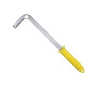 QUARKZMAN 17mm Chiave Esagonale Chiave Forma L Forma Braccio Lungo Cr-V Riparazione Attrezzo con Maniglia Plastica