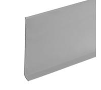 QUARKZMAN 18m x 12cm Rivestimento per Battiscopa Rivestimento Flessibile per Modanatura Flessibile per Pareti Staccabili e Incollabili Grigio
