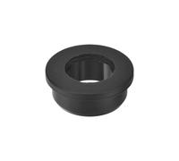 QUARKZMAN 1Pcs Passacavi In Gomma 35mm Foro Di Trapano, 25mm ID Foro Passacavi A Cappello Nero In Gomma Siliconica Guarnizione Per Cablaggio, Automotive