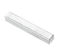 QUARKZMAN 1pz Asta per Spindle Porta, 50mm Lunghezza Asta per Spindle Porta Quadrata, Ricambi per Serratura Porta Asta Serratura Porta Ferro per Maggior Parte Tipi Maniglie Porte, Argento