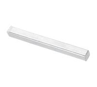 QUARKZMAN 1pz Asta per Spindle Porta, 80mm Lunghezza Asta per Spindle Porta Quadrata, Ricambi per Serratura Porta Asta Serratura Porta Ferro per Maggior Parte Tipi Maniglie Porte, Argento