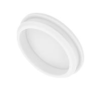 QUARKZMAN 1pz Tappi in Silicone per Foro Chiusura Scatto, 52,6mm/2,1" Dia Montaggio Larghezza Scanalatura Stretta 5mm Pannello Copertura Guarnizione Rotonda per Passacavi Tappi Tenuta Bianco