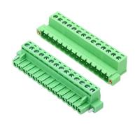 QUARKZMAN 1Set PCB Morsettiera a Vite Connettore 14 Pin Passo 5,08mm Verde