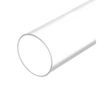 QUARKZMAN 2.1" Tubo Rigido, Ttubo Trasparente PVC 59mm Id 63mm OD 14" Alto Impatto per Acqua Tubo Acquario Pesci Acquario Serra Giardino Cancella
