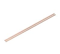 QUARKZMAN 2 Barrette Piatte In Rame, 0.08" x 3/16" x 13'' C110 Barra In Rame Massiccio Lastra Solida Fogli Di Metallo Per DIY Artigianato, Riparazioni, Elettrico (2mm x 5mm x 330mm)