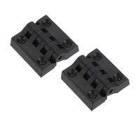 QUARKZMAN 2 Cerniere Coppia 40x40x9mm Cerniere Regolabili In Nylon Nero