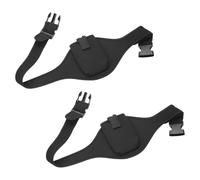 QUARKZMAN 2 Cinture Per Microfono, 27" A 39" Regolabile Elastica Assorbi Sudore Per Supporto Microfono, Microfono Da Teatro, Nero