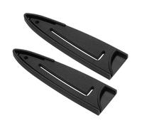 QUARKZMAN 2 Confezioni Coperture per Coltelli di Sicurezza in PP, Protezione per Lame, Guaina Universale per Coltelli da 3.5" da Cucina, Nero