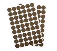 QUARKZMAN 2 Fogli/108pz Adesivi Fori Viti, 21mm/0.83 Pollici Adesivi Autoadesivi Pvc Coprire Viti rotondo Antipolvere Mobili Legno, Armadi, Ripiani, Marrone Scuro