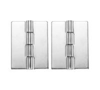 QUARKZMAN 2 Pacchi Cerniere Saldabili Heavy Duty, 2.5" x 1.97" x 0.08" Cerniere A Battuta In Acciaio Inossidabile 304 Per Porte Di Rimorchio, Argento