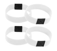 QUARKZMAN 2 Paia Di Fascette Per Scarpe Con Tacco Alto, Fascette Elastiche Rimovibili Anti-Scadenza Per Donne Scarpe Con Tacco Alto Sandali Ciabatte, Bianco