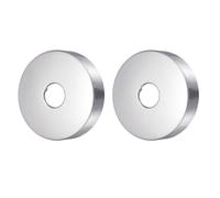 QUARKZMAN 2 Pcs Flangia Per Braccio 0.8"x3.2"x0.8"(21x80x19mm Argento