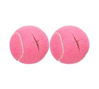 QUARKZMAN 2 Pcs Palline da Tennis Pre-Tagliate Walkers, Accessori Universali per Glide Ball Walkers, Glide per Gambe di Mobili e Protezione del Pavimento, Rosa Scuro