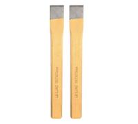 QUARKZMAN 2 pcs Scalpello A Freddo 17mm Di Larghezza 175mm Di Lunghezza Acciaio Lega Alta Durezza Trattamento Termico Scalpello Piatto Resistente Per Taglio Acciaio Bronzo Colore Grigio Oro