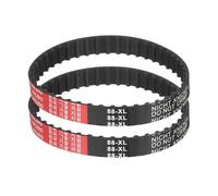 QUARKZMAN 2 Pezzi 88XL 037 Cinghia Di Distribuzione 44 Denti Cinghia Dentata In Gomma Ingranata 0.37" Larghezza 0.20" Passo Cinghie Di Sostituzione Meccaniche