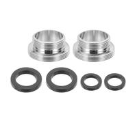 QUARKZMAN 2 Pezzi Adattatore Aeratore Rubinetto, M28 Maschio A M22 Maschio Con Guarnizione, Lunghezza 13mm