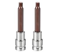 QUARKZMAN 2 Pezzi Boccaglio Esagonale 1/2" Attacco H7 Acciaio S2 Testa Esagonale Lunga Punta Trapano Adattatore Presa Acciaio CR-V Per Riparazione Dadi Esagonali Bulloni Auto Casa