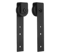 QUARKZMAN 2 Pezzi Cerniera Scorrevole Per Porte A Soffietto Mini Cerniera Scorrevole Per Mobile TV Armadio Piccoli Mobili 115x29mm