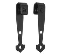 QUARKZMAN 2 Pezzi Cerniere Per Porte Scorrevoli A Fattoria, Mini Cerniere Scorrevoli Per Supporti TV Armadi Piccoli Mobili, 107x25mm