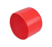 QUARKZMAN 2 Pezzi Di Tappi Di Estremità in Gomma 55 mm (2 3/16") Id Copertura Del Cappuccio Del Bullone Del Tubo Rotondo in Vinile Protettori Della Filettatura a Vite Rosso