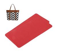 QUARKZMAN 2 Pezzi Feltro Base Sagomatori 14.76x6.69 Inserto Fondo Borsa Rinforzo Base Feltro Fibre Chimica Rivestimento Interno Per Borsa A Mano Tote Bag Zaino Rosso