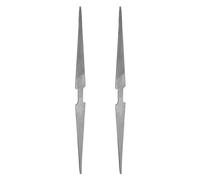 QUARKZMAN 2 Pezzi Lima A Raspa Legno 13 X 200 Mm Lima A Mano Multifunzionale Affusolata Piatta Per Smerigliatura Lucidatura Incisione Metallo Vetro Legno Pietra