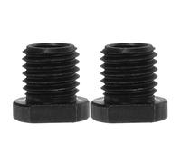 QUARKZMAN 2 pezzi M10 Femmina a M16 Maschio Adattatore Lucidatrice Adattatore Connessione Utensile Girevole Adattatore Filettatura Adattatore per Punta Diamante Disco Lucidatura Ruota Nero