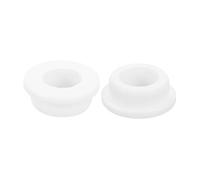 QUARKZMAN 2 Pezzi Occhielli in Gomma 28mm Foro di Perforazione, Passacavi Guarnizione 19mm ID Gommini Passacavo Scrivania Bianco Siliconica per Tappo Organizzare Filo Cablaggio Casa Auto