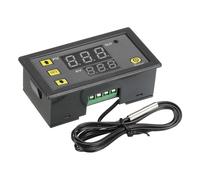 QUARKZMAN 2 Pezzi W-3230 10A DC 24V Termostato Digitale LED Controllo Temperatura Riscaldamento e Raffreddamento Interruttore per Frigorifero Serra Fattoria