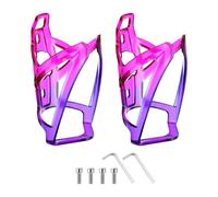 QUARKZMAN 2 portabottiglie per bicicletta da 5,2", universale, in policarbonato, ultraleggero, con viti per mountain bike, mountain bike, grappa, colore: blu viola