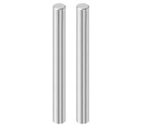 QUARKZMAN 2 Pz 10 mm x 90 mm perni di legno, perni cilindrici in acciaio inossidabile 316L supporto mensola perno perno asta fissaggio elementi mensola perni argento tono