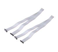 QUARKZMAN 2 Pz Cavo a Nastro Piatto Idc, Passo 2,54mm Larghezza 32mm Lunghezza 100cm 26 Pin Fc a Fc Cavo a Nastro Piatto Flessibile Connettore Ponticello per PC, Display a LED