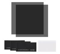 QUARKZMAN 2 Set Pellicola Polarizzata, 6 X 6 Inch Pellicole Polarizzate Adesive Universali Filtro Polarizzatore Lineare Con Kit Di Pulizia Raschietto Per Riparazione Schermi LCD