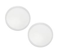 QUARKZMAN 2 Stampini in Silicone per Resina Epossidica, 7.8x7.8cm/3.12x3.12in Forma Rotonda Stampo per Resina Decorazioni Casa DIY Artigianato A Mano Ambra Colorata Artigianato