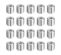 QUARKZMAN 20 Inserti Filettati Riparazione Riduttori 10mm M10x1,5/M4x0,7 | Autofilettante Boccole per Legno,Acciaio Inox，Filettatura Metrica,Elementi Di Fissaggio Industriali