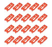 QUARKZMAN 20 Pc Clip Di Sicurezza Per Cavo Servo, Connettore Di Sicurezza Per Cavo Servo Fermo Filo Per Cavo Adattatore A Y Per Auto Barca Aereo RC Fai Da Te, Rosso