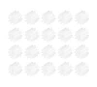 QUARKZMAN 20 Pcs Ingranaggi In Plastica 11 Denti Ingranaggio Motore In Plastica Modello 112A Ingranaggio Di Riduzione Per Modello RC Car DIY Robot (Bianco, Modulo 0.5)