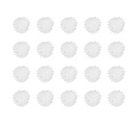 QUARKZMAN 20 Pcs Ingranaggi In Plastica 16 Denti Ingranaggio Motore Plastica Modello 16102B Ingranaggio Riduttore Per Modellismo RC Auto DIY Robot (Bianco, Modulo 0.5)