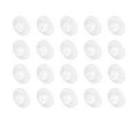 QUARKZMAN 20 Pcs Ingranaggi In Plastica 30 Denti Modello Ingranaggio Motore 30122B Ingranaggio Di Riduzione Per Modello RC Car DIY Robot (Bianco, Modulo 0.5)