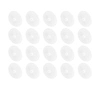 QUARKZMAN 20 Pcs Ingranaggi In Plastica 48 Denti Modello Ingranaggio Motore 482A Ingranaggio Di Riduzione Per Modello Auto RC Robot Fai Da Te (Bianco, Modulo 0.5)