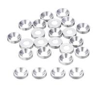 QUARKZMAN 20 Pezze M6 Rondelle A Barca Lega Alluminio, Guarnizioni Per Parti, Argento