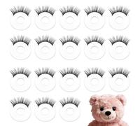 QUARKZMAN 20 Pezzi Ciglia di Sicurezza per Bambole all'Uncinetto, 34mm Accessori Occhi di Sicurezza per Bambole Animali di Peluche in Plastica Forniture per all'Uncinetto per La